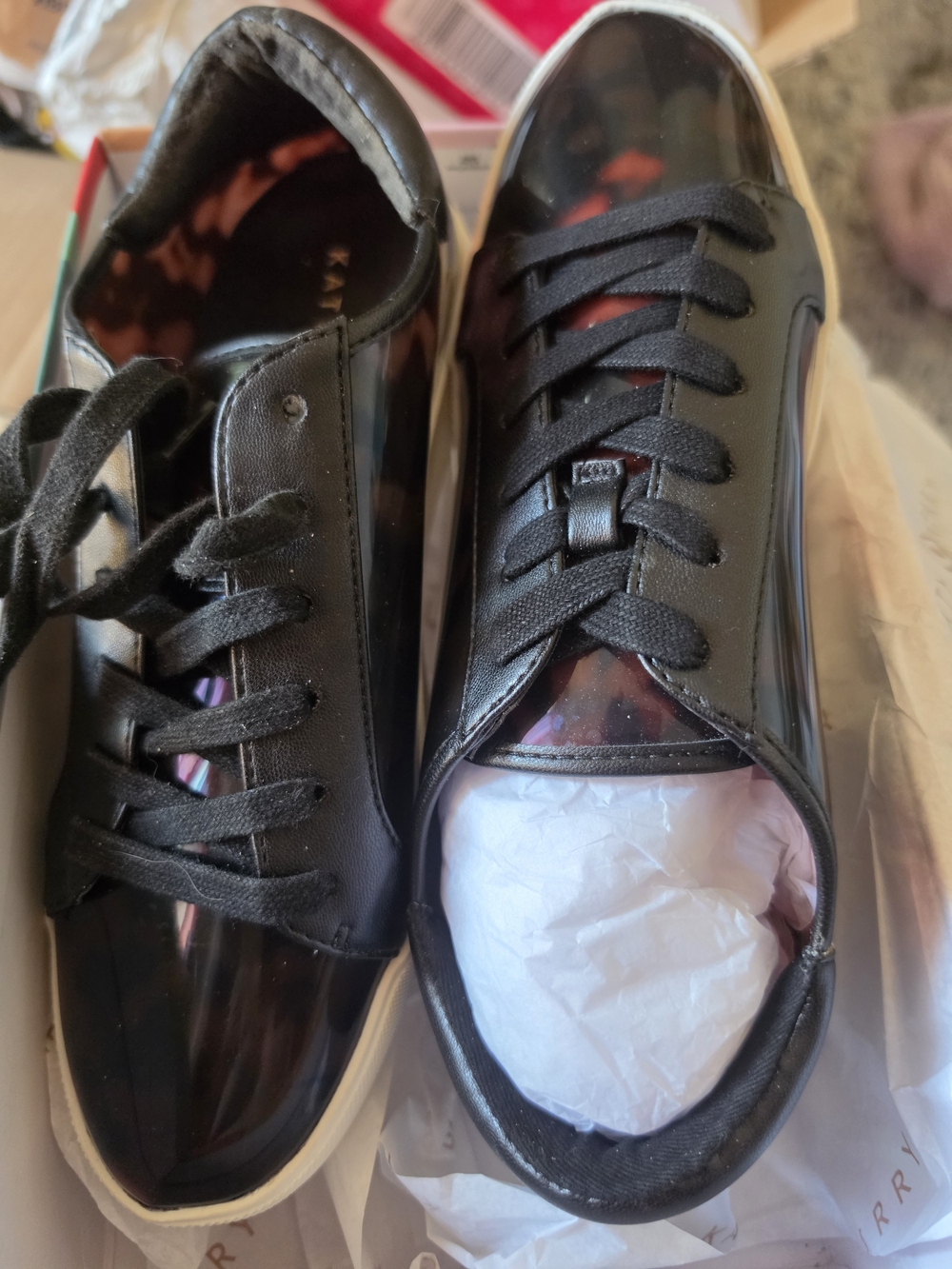 Katy Perry Collections Patent Low-Top Sneakers